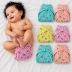 Soft  Cotton Baby Langot - Reusable cloth Dipper | Multi - Colour Combo