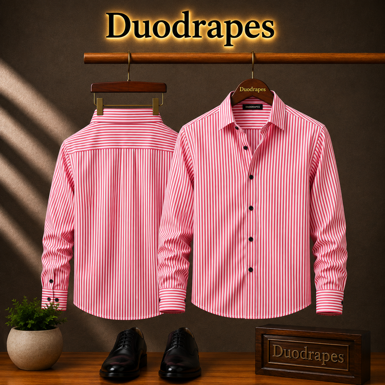 Classic Striped Full-Sleeve Shirt for Boys
