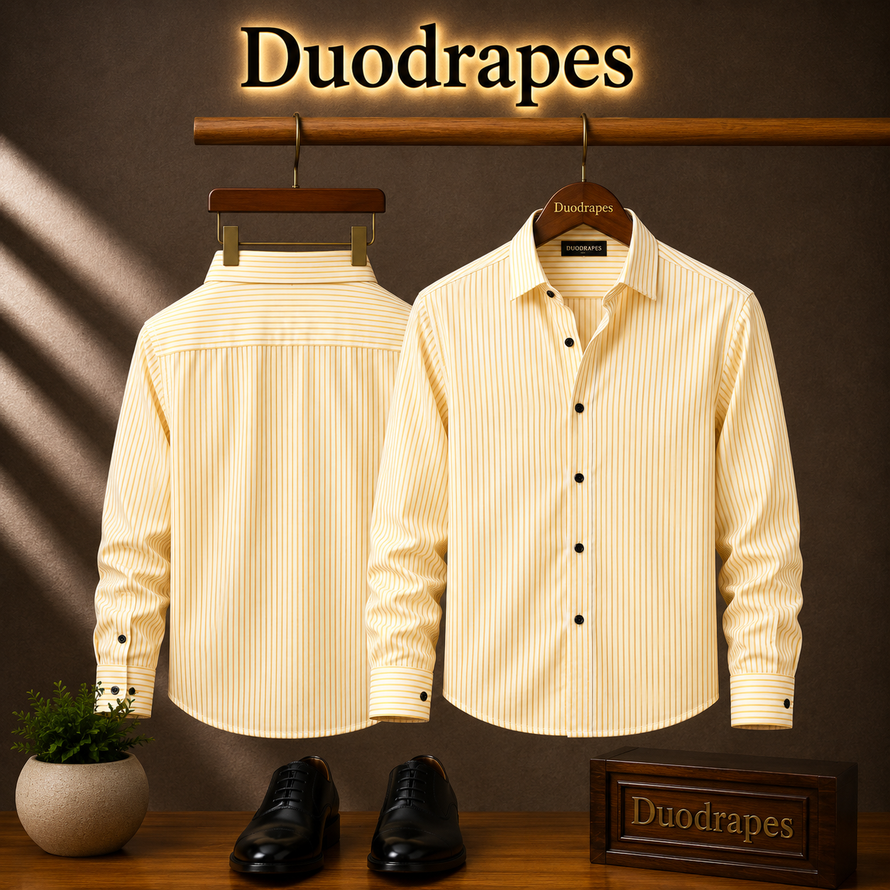 Sunbeam Stripe Shirt Set for Boys